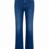 Medium Blue High-Rise Flared Jeans
